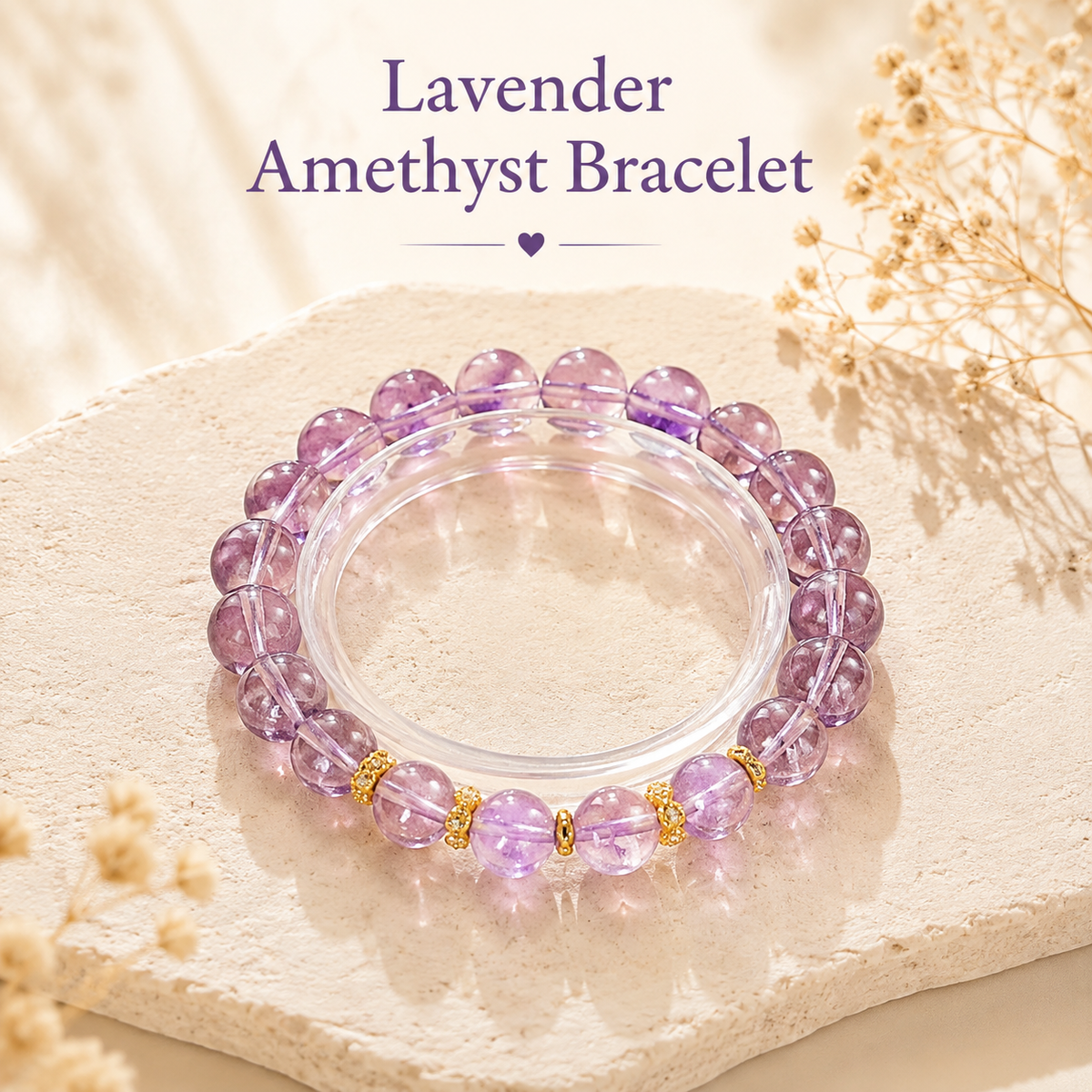 Lavender Amethyst Bracelet