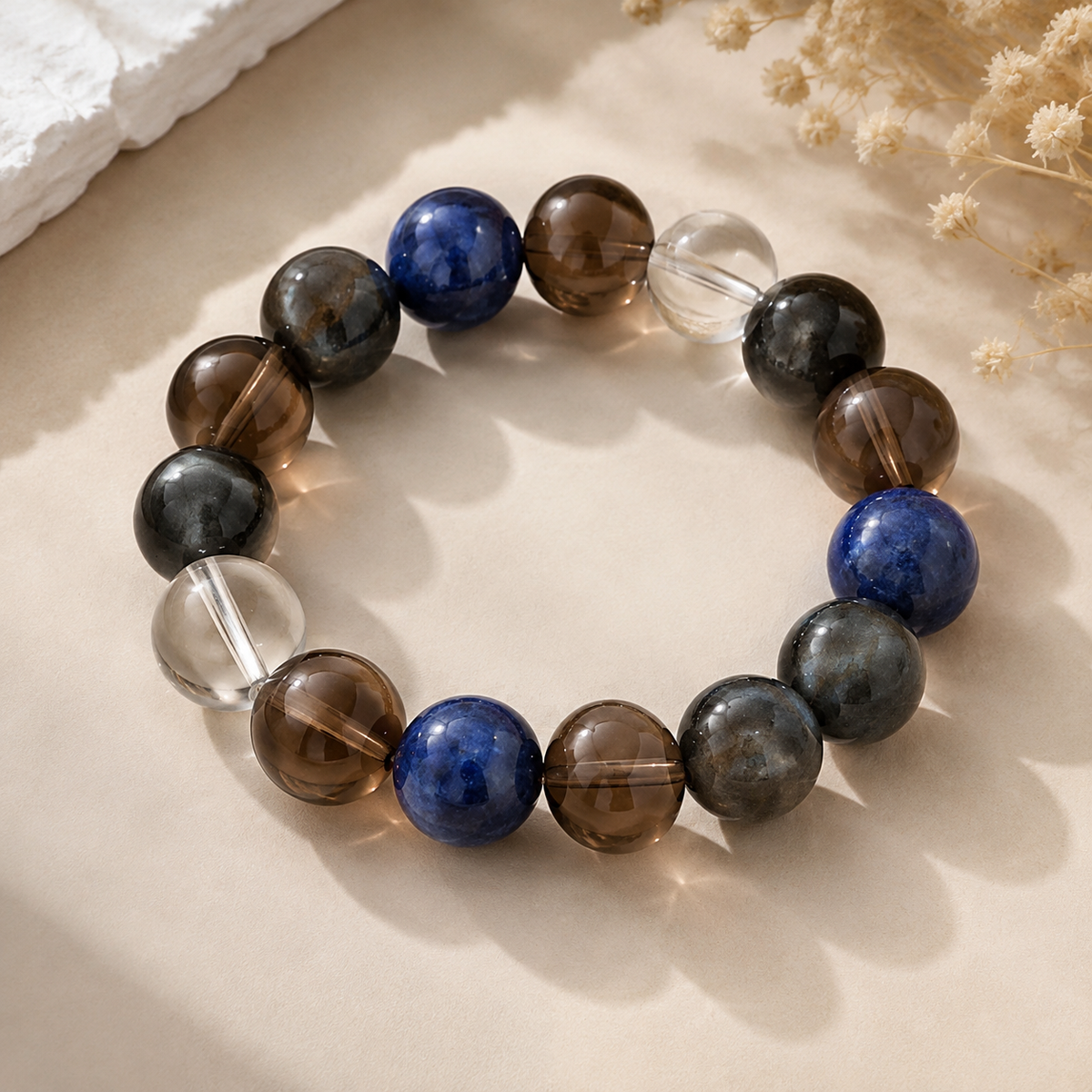 Midnight Ocean Harmony Crystal Bracelet