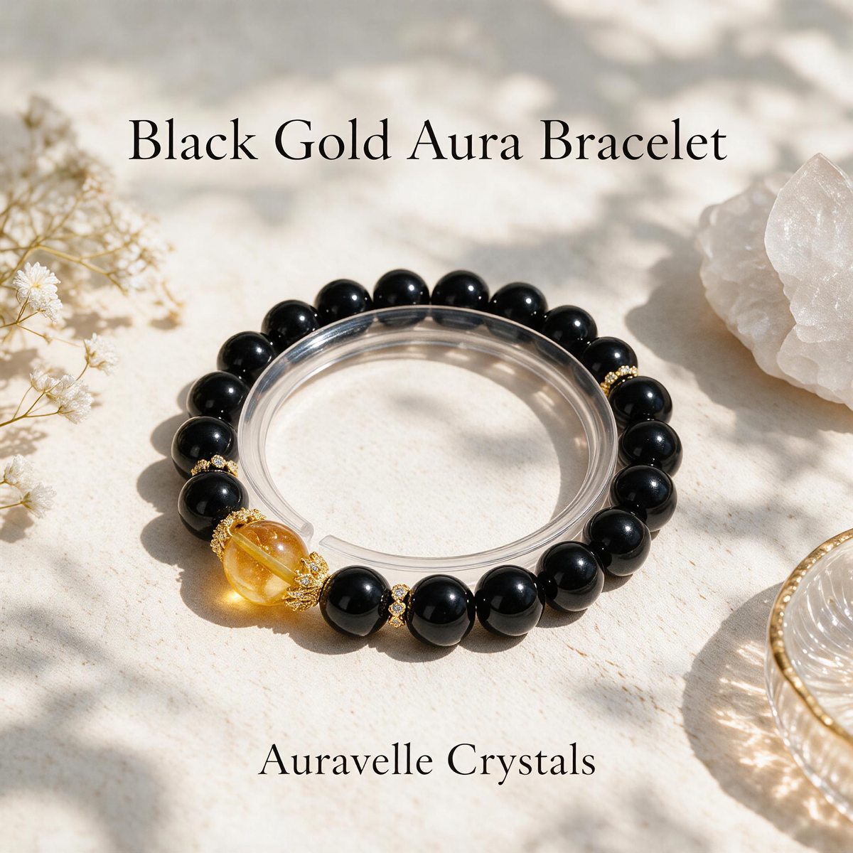 Black Gold Aura Bracelet