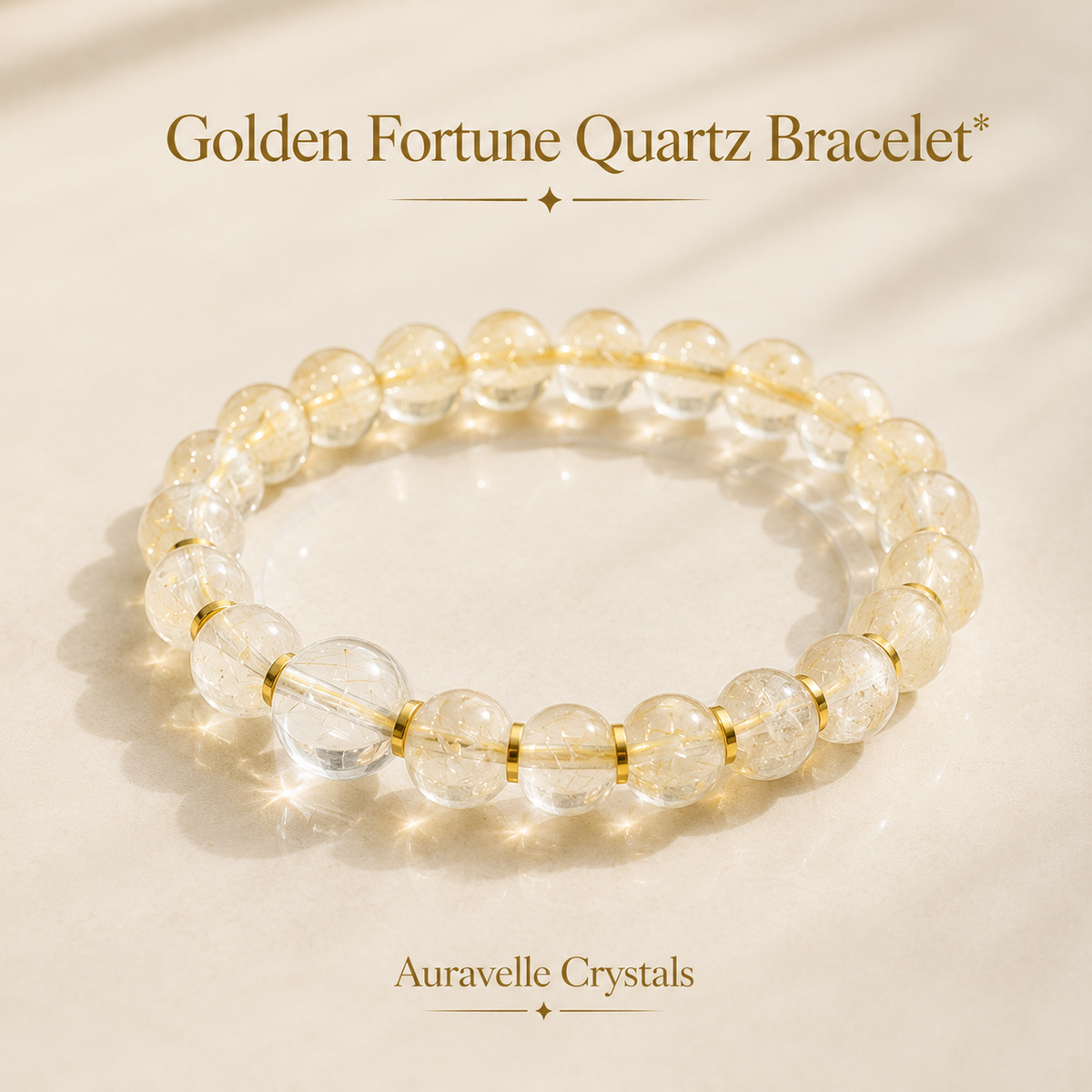 Golden Fortune Quartz Bracelet