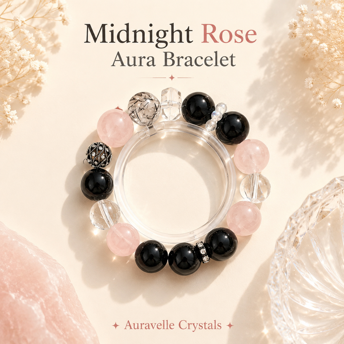 Midnight Rose Aura Bracelet