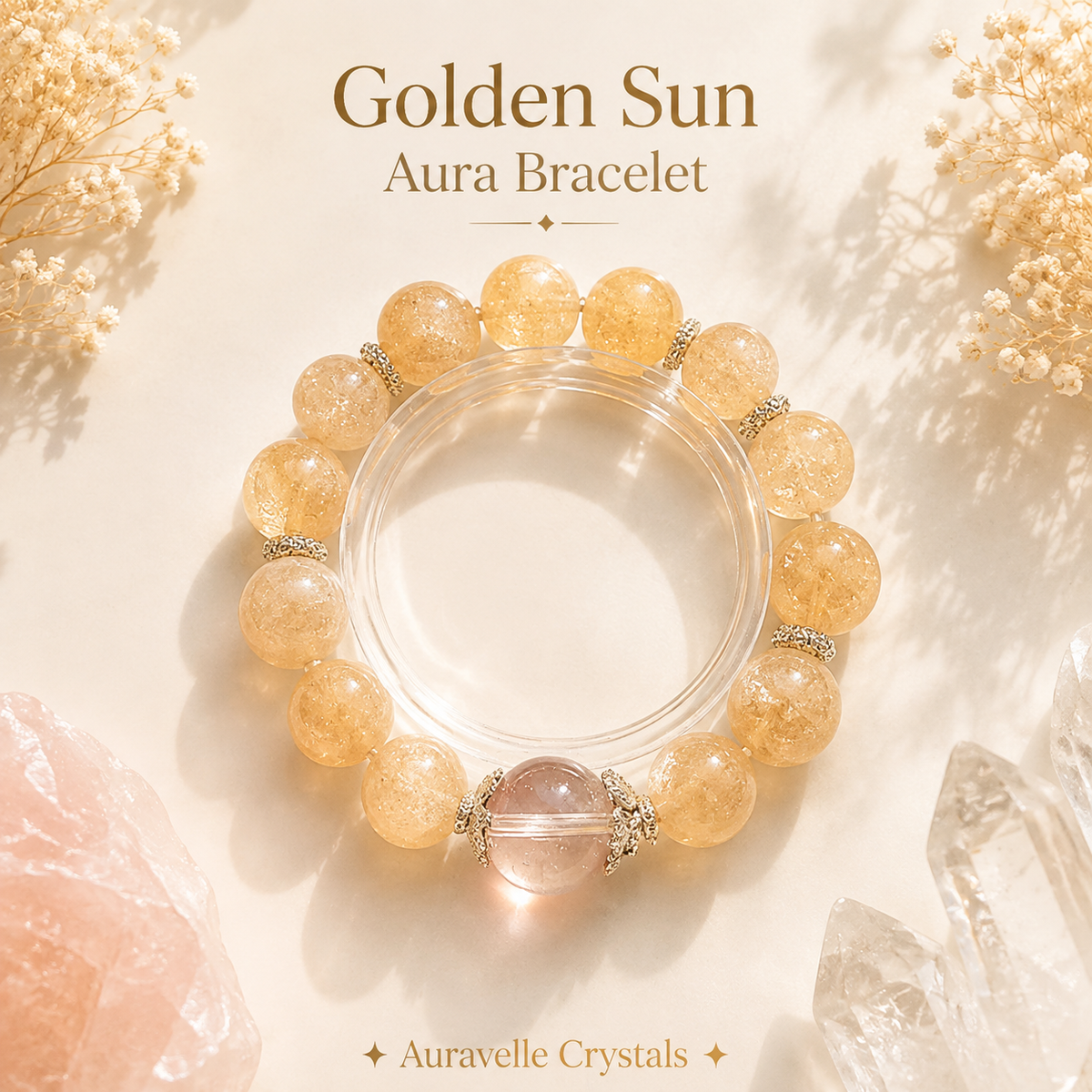 Golden Sun Aura Bracelet