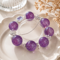 Amethyst Royal Aura Crystal Bracelet