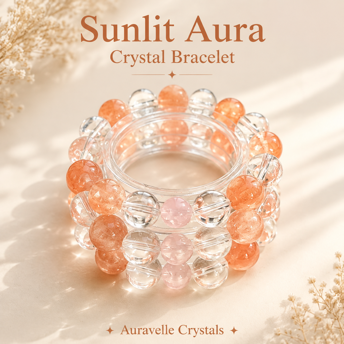 Sunlit Aura Crystal Bracelet