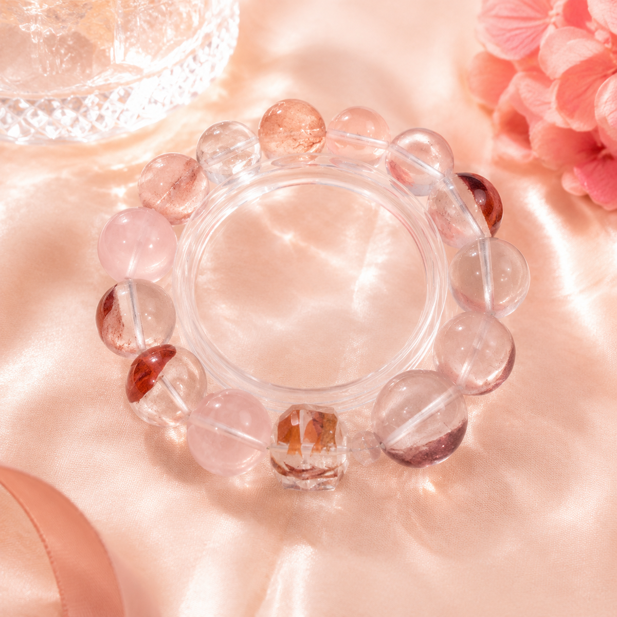 Natural Rose Quartz Gemstone Jewelry for Women