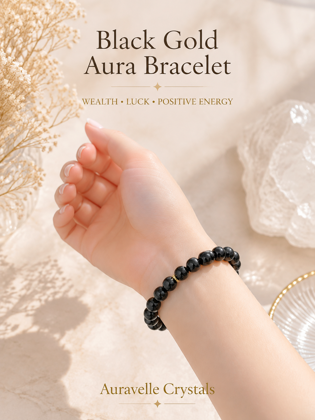 Black Gold Aura Bracelet