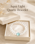 Aqua Light Quartz Bracelet