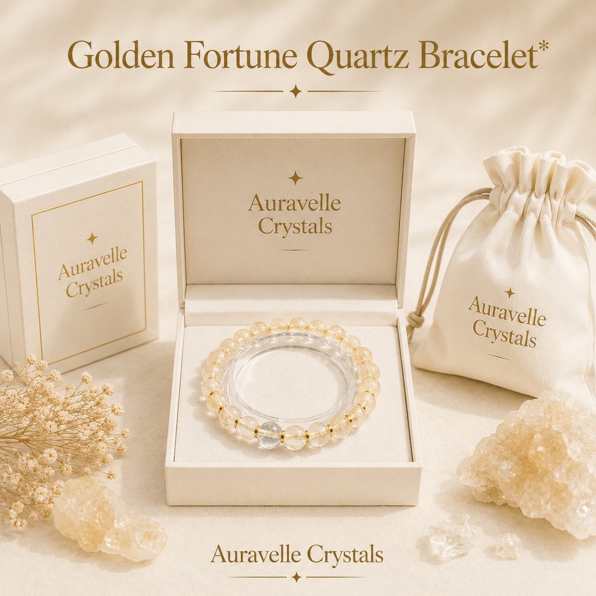 Golden Fortune Quartz Bracelet