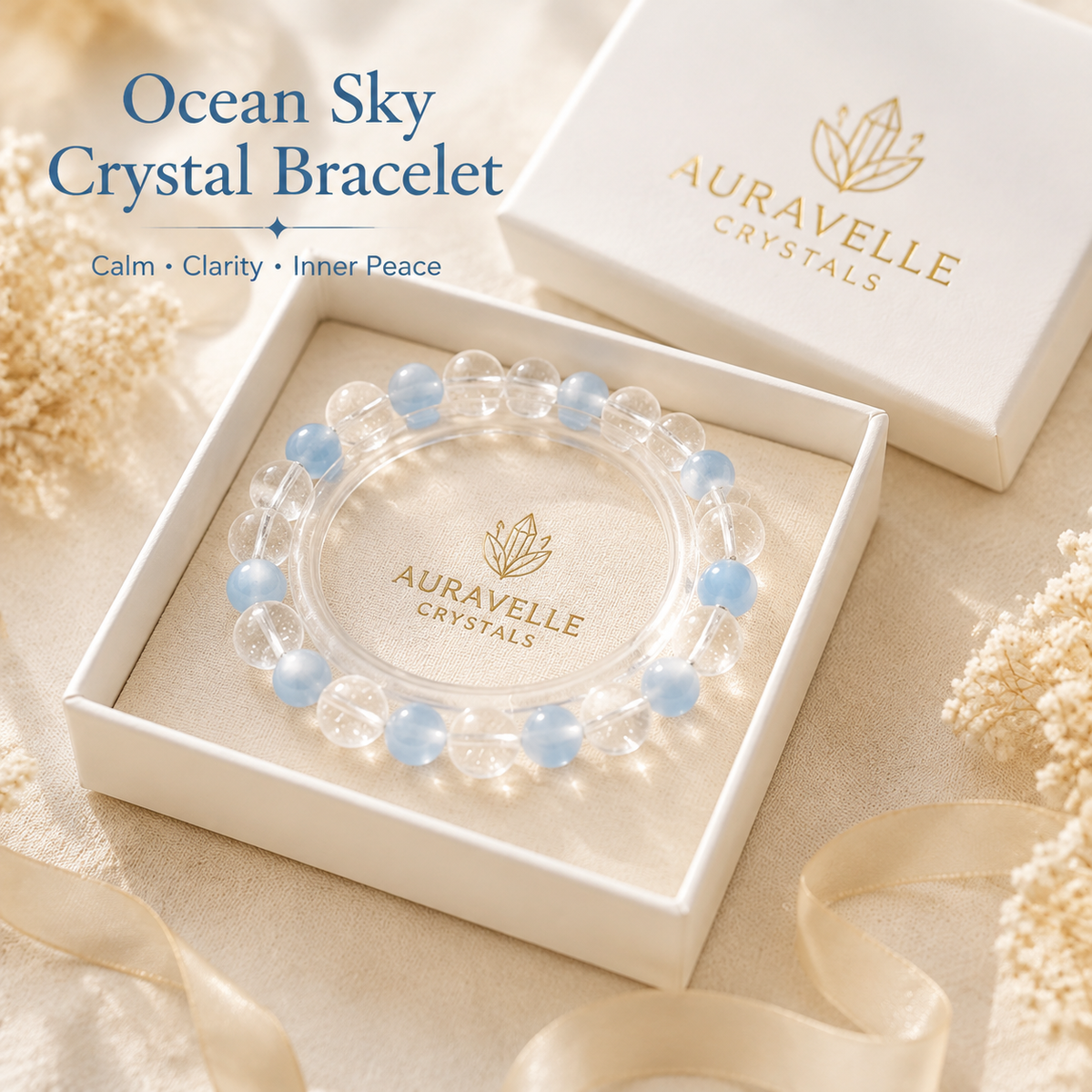 Ocean Sky Crystal Bracelet