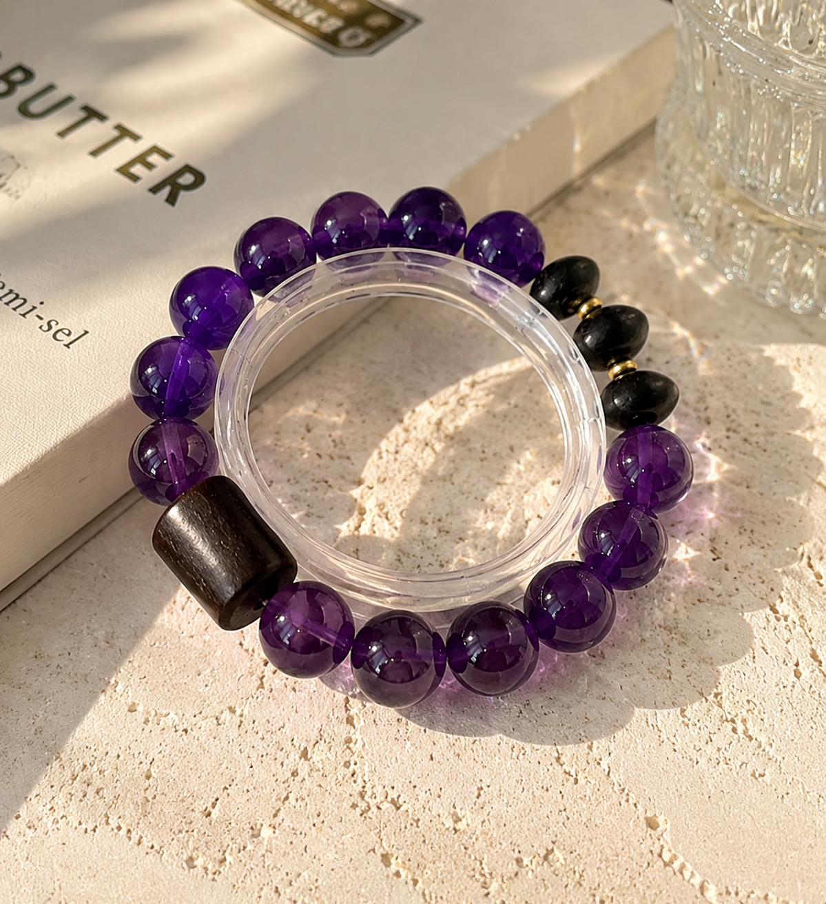 Mystic Amethyst Guardian Crystal Bracelet