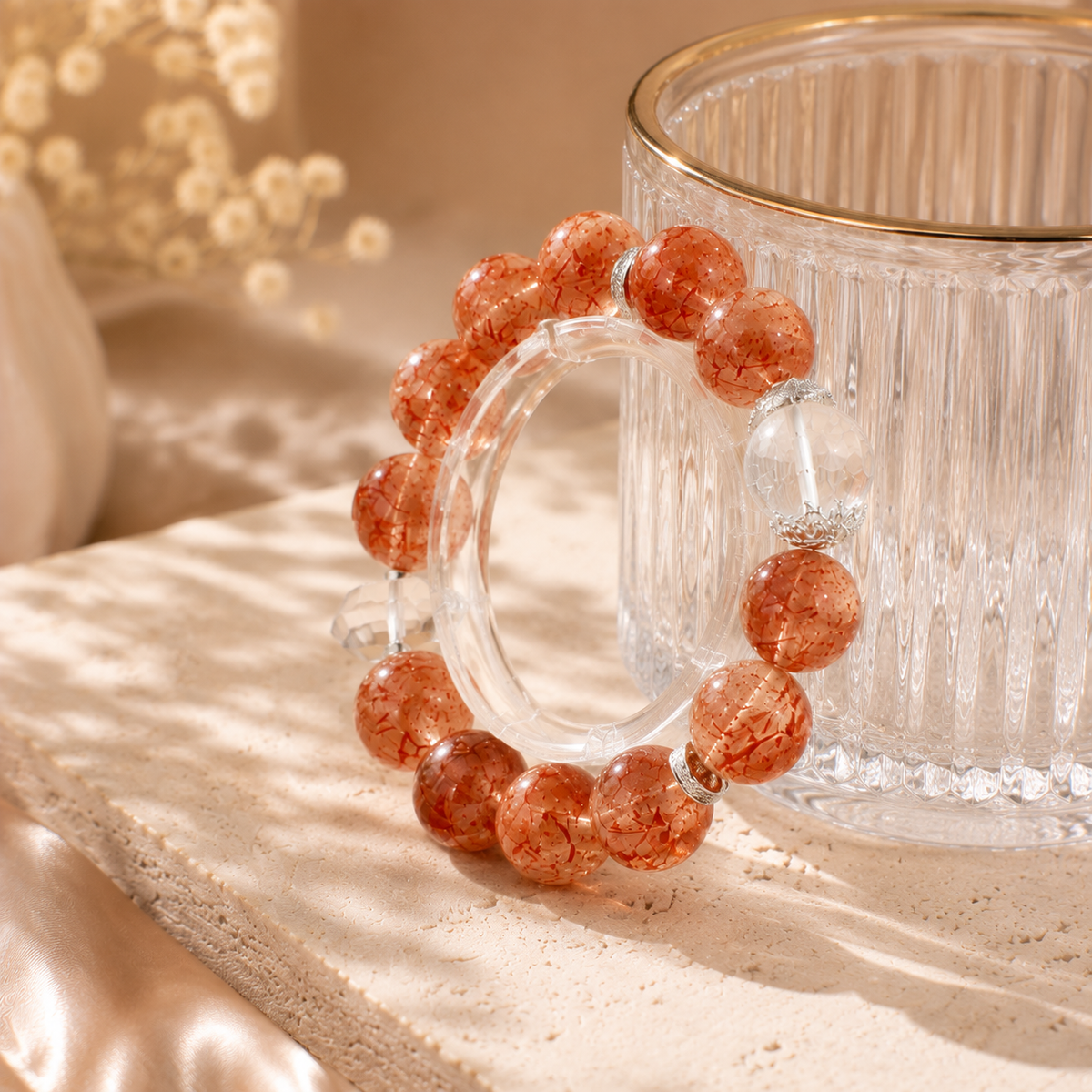 Natural Strawberry Quartz Jewelry for Women