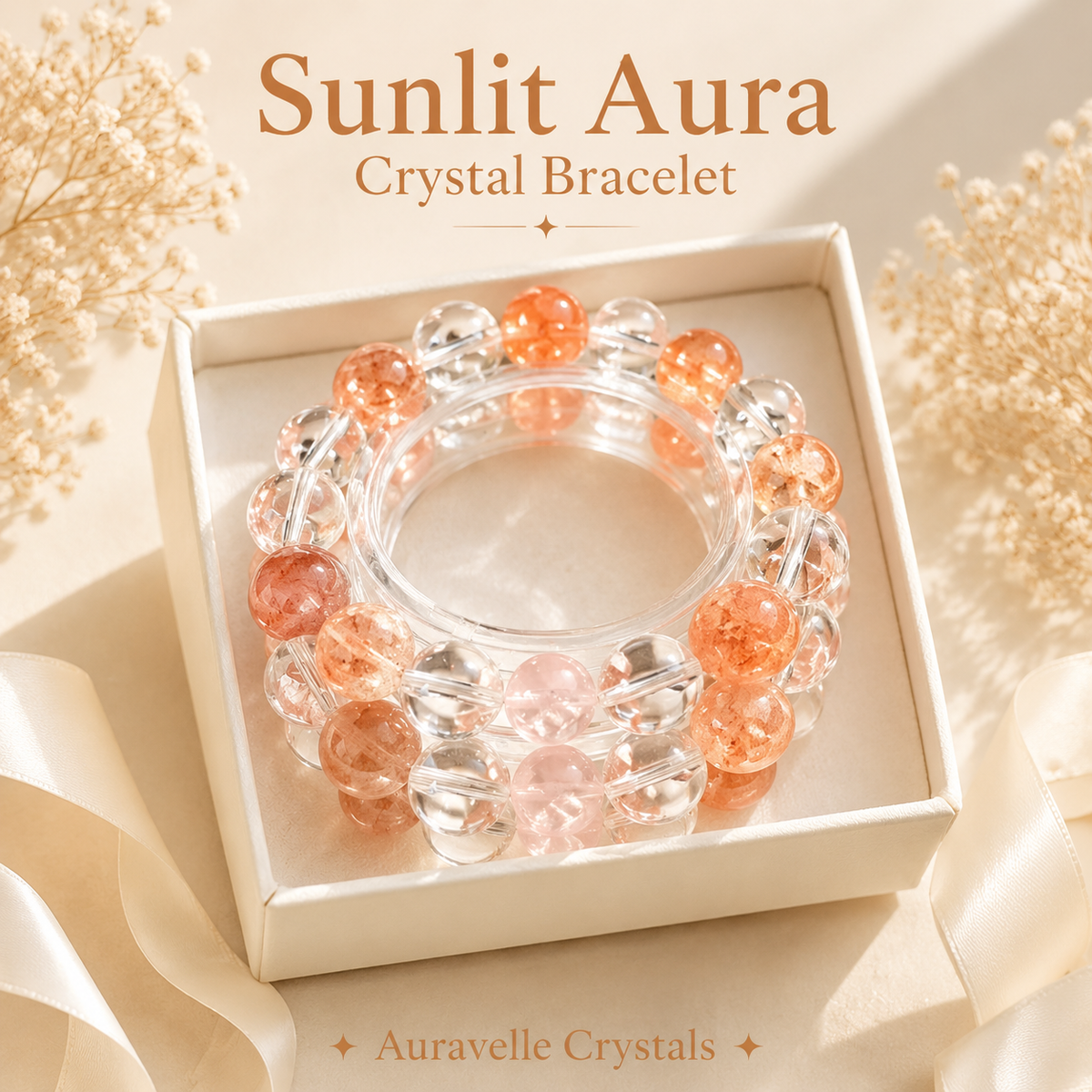 Sunlit Aura Crystal Bracelet