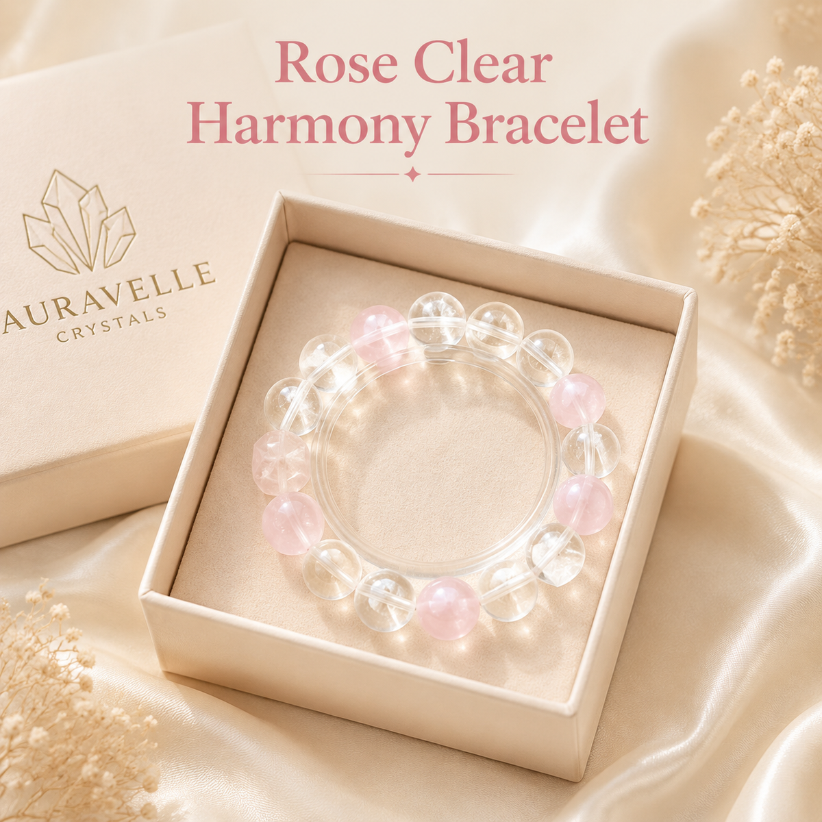 Rose Clear Harmony Bracelet