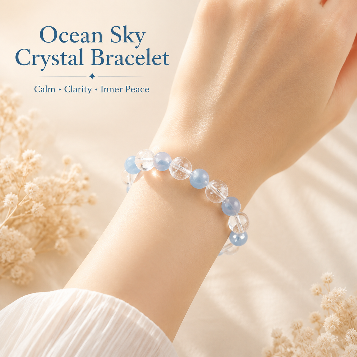 Ocean Sky Crystal Bracelet