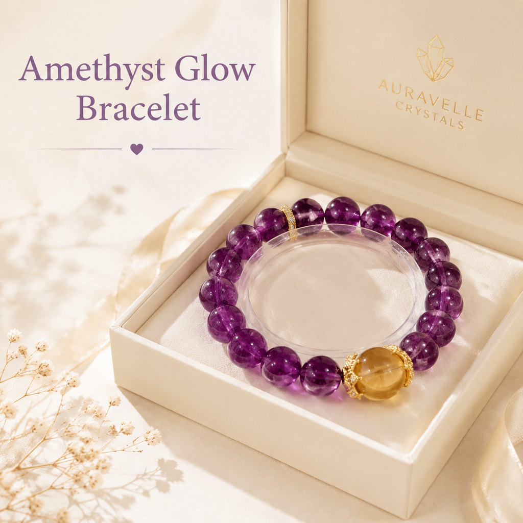 Amethyst Glow Bracelet