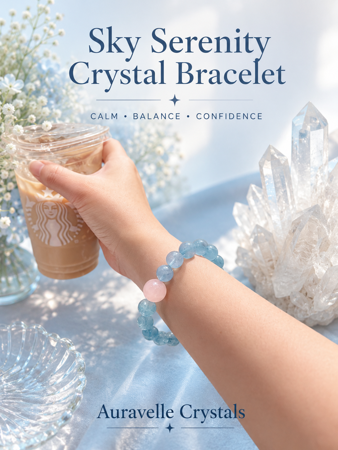 Sky Serenity Crystal Bracelet