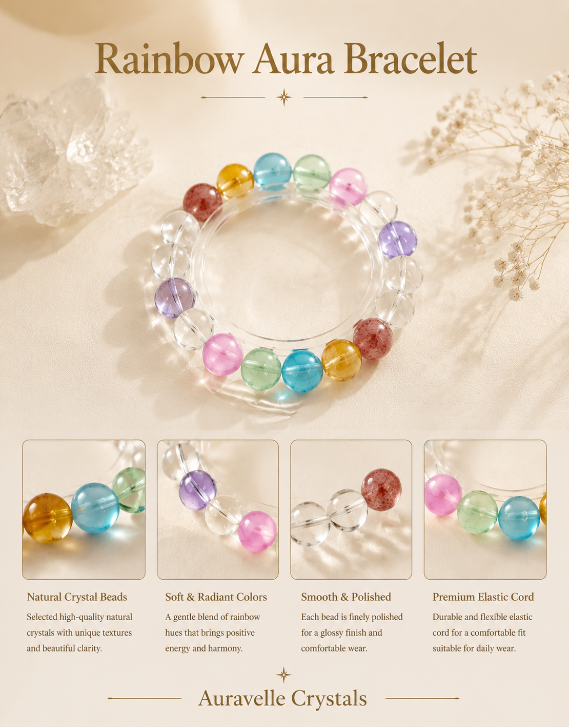 Rainbow Aura Bracelet