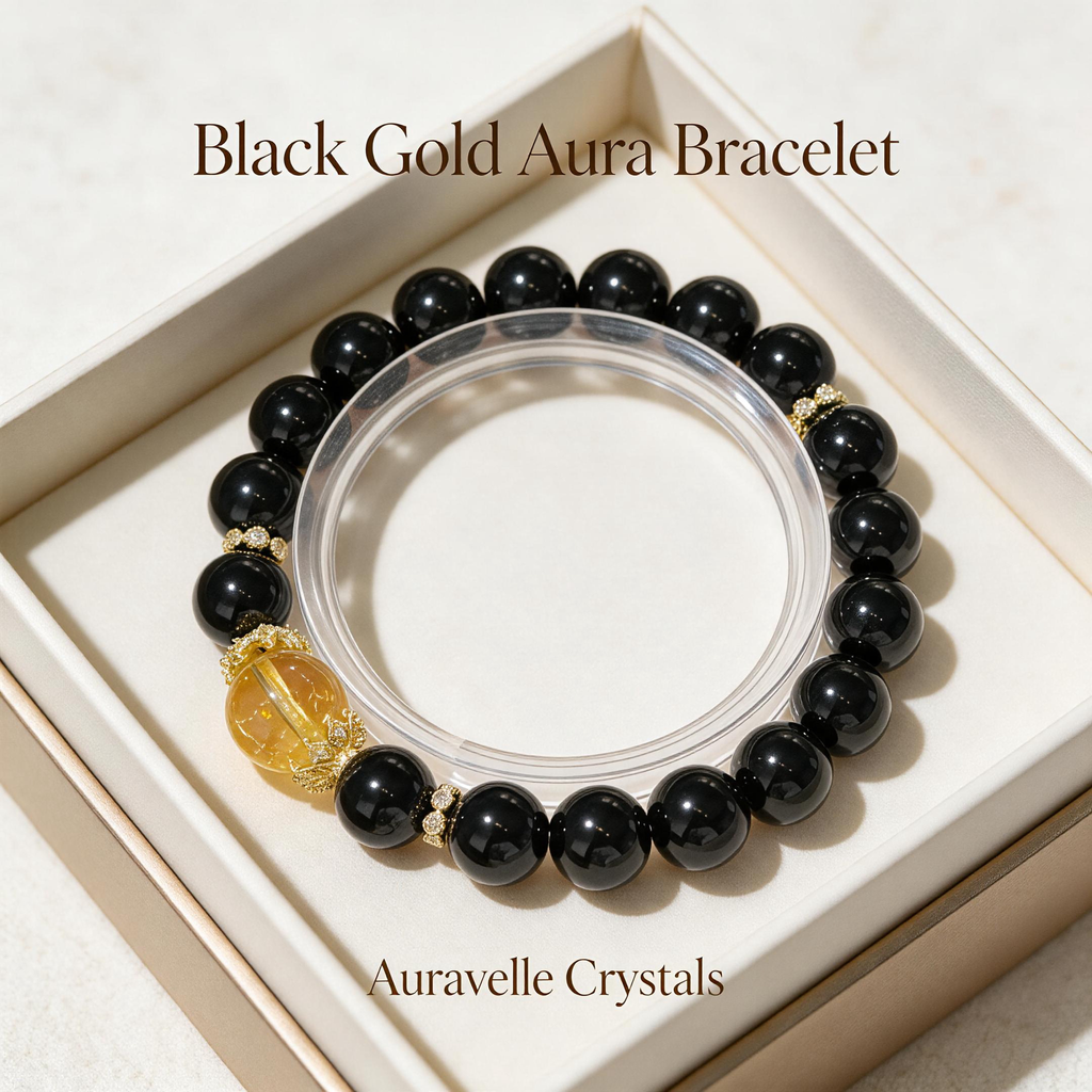 Black Gold Aura Bracelet