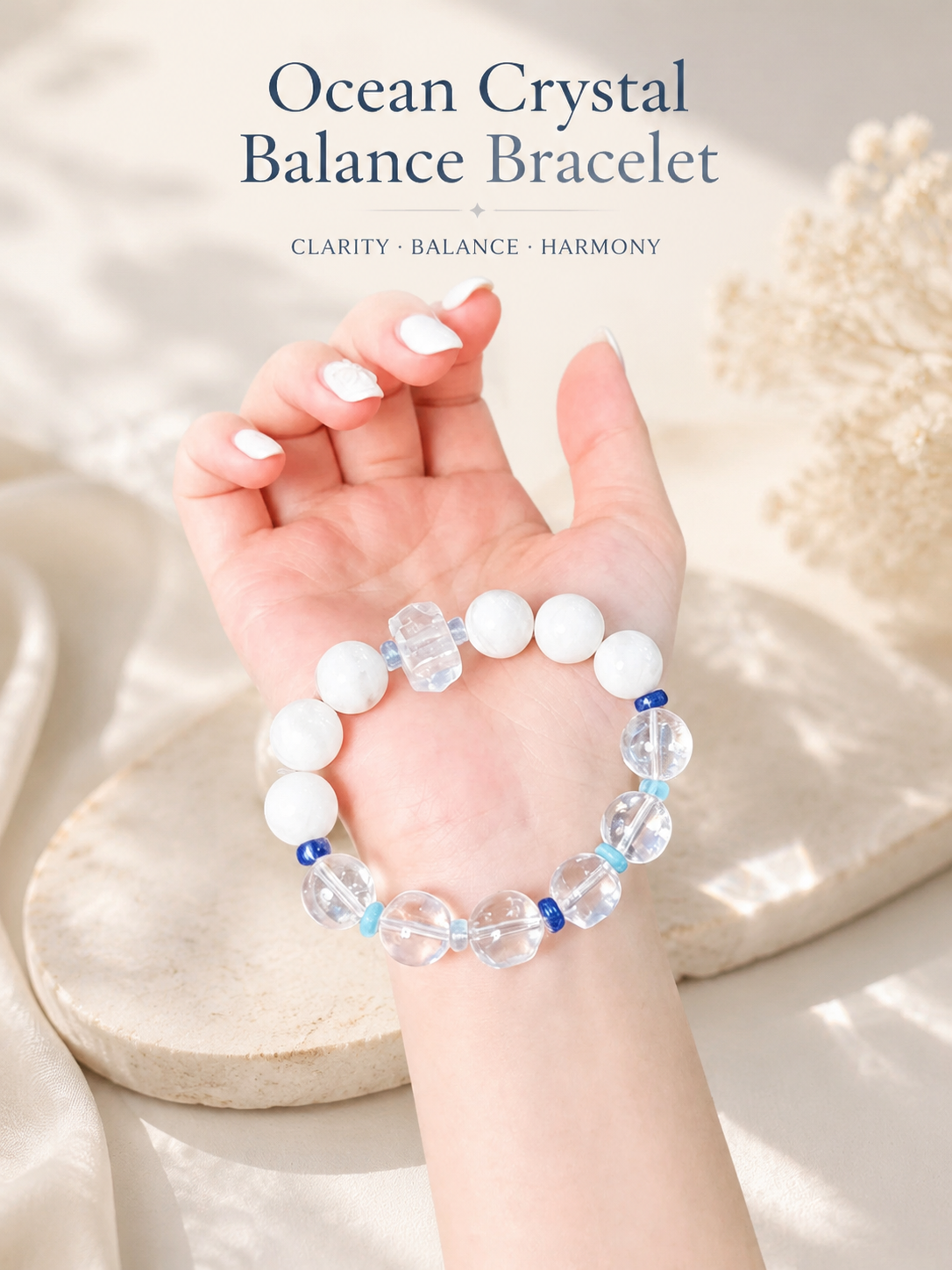 Ocean Crystal Balance Bracelet
