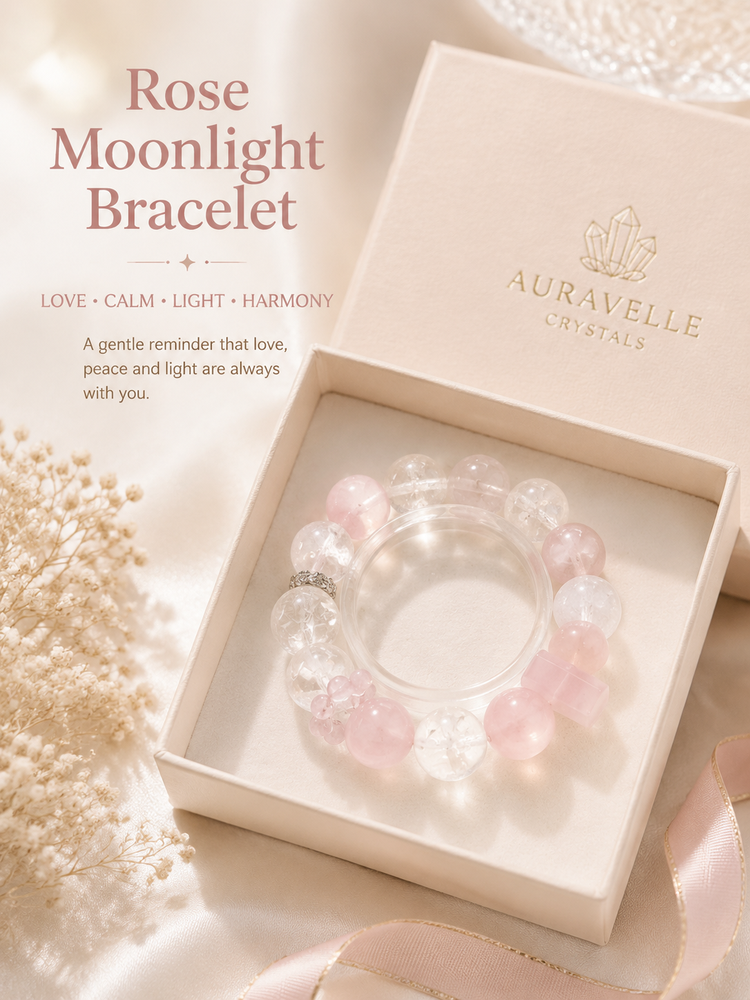 Rose Moonlight Bracelet