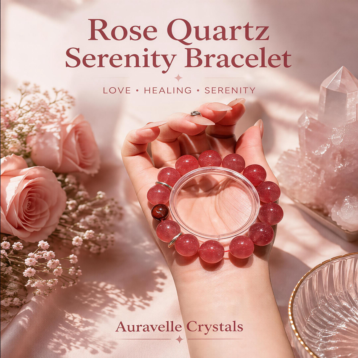 Rose Quartz Serenity Bracelet