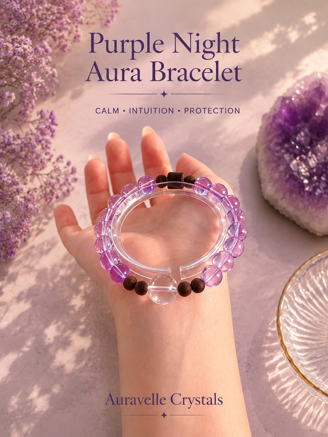 Purple Night Aura Bracelet