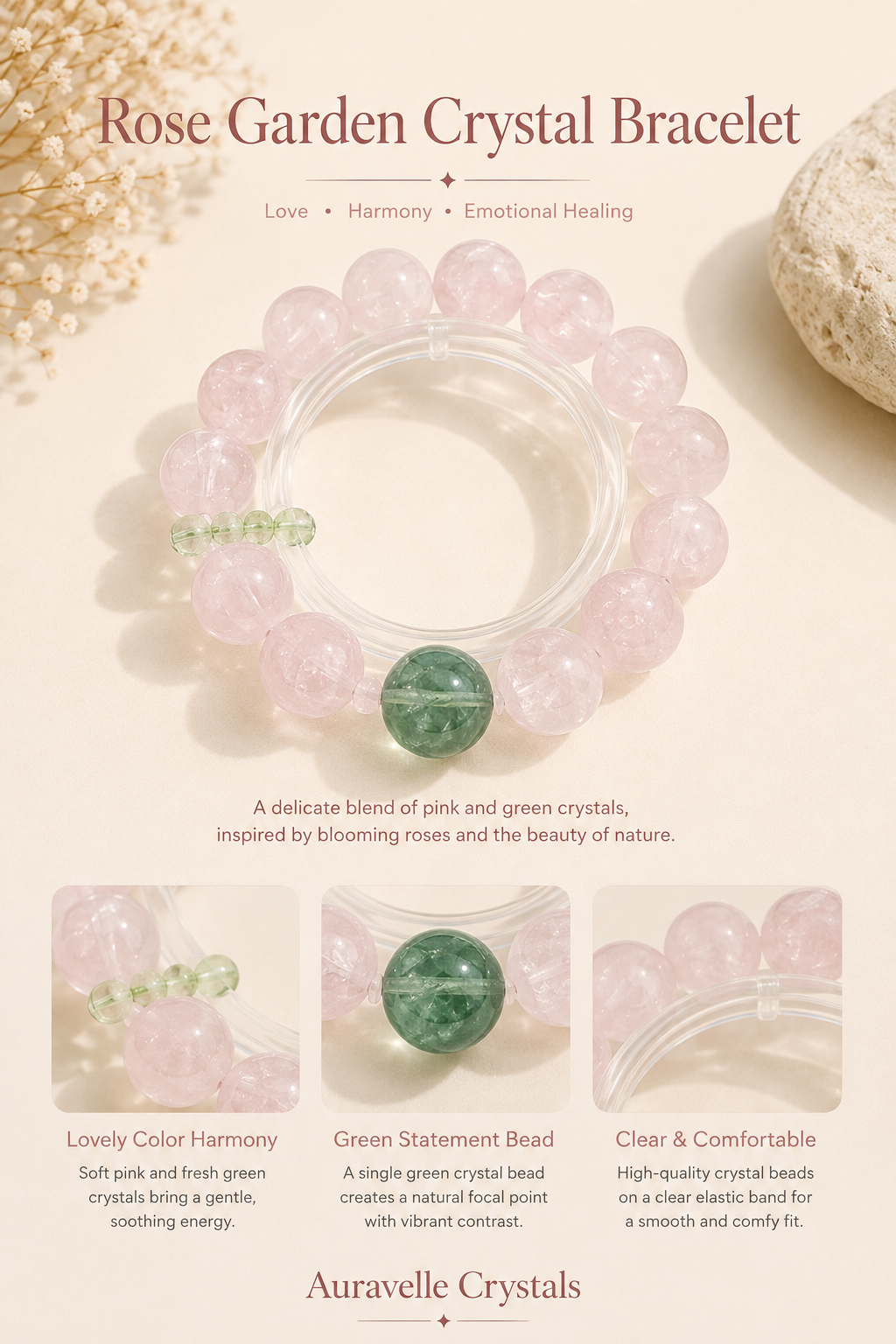 Rose Garden Crystal Bracelet