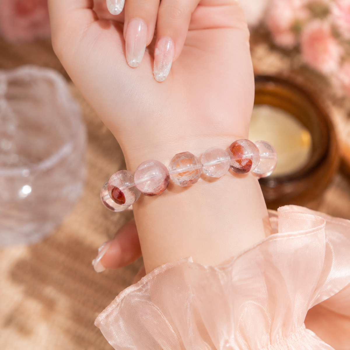 Natural Rose Quartz Gemstone Jewelry for Women
