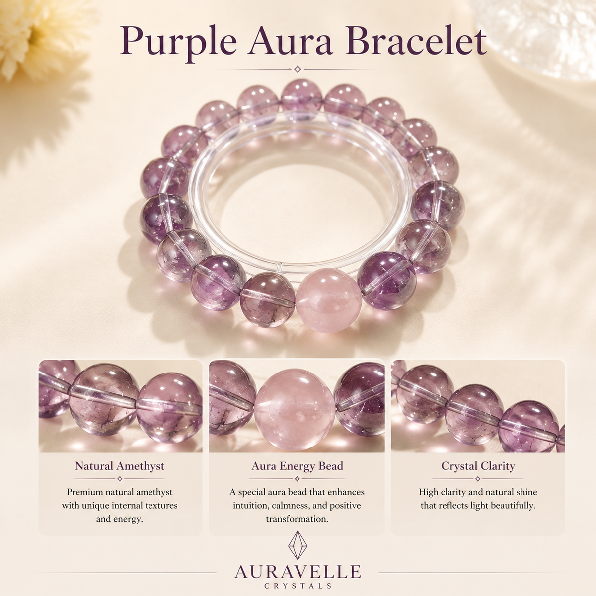 Purple Aura Bracelet