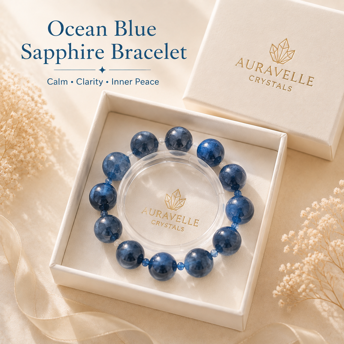 Ocean Blue Sapphire Bracelet