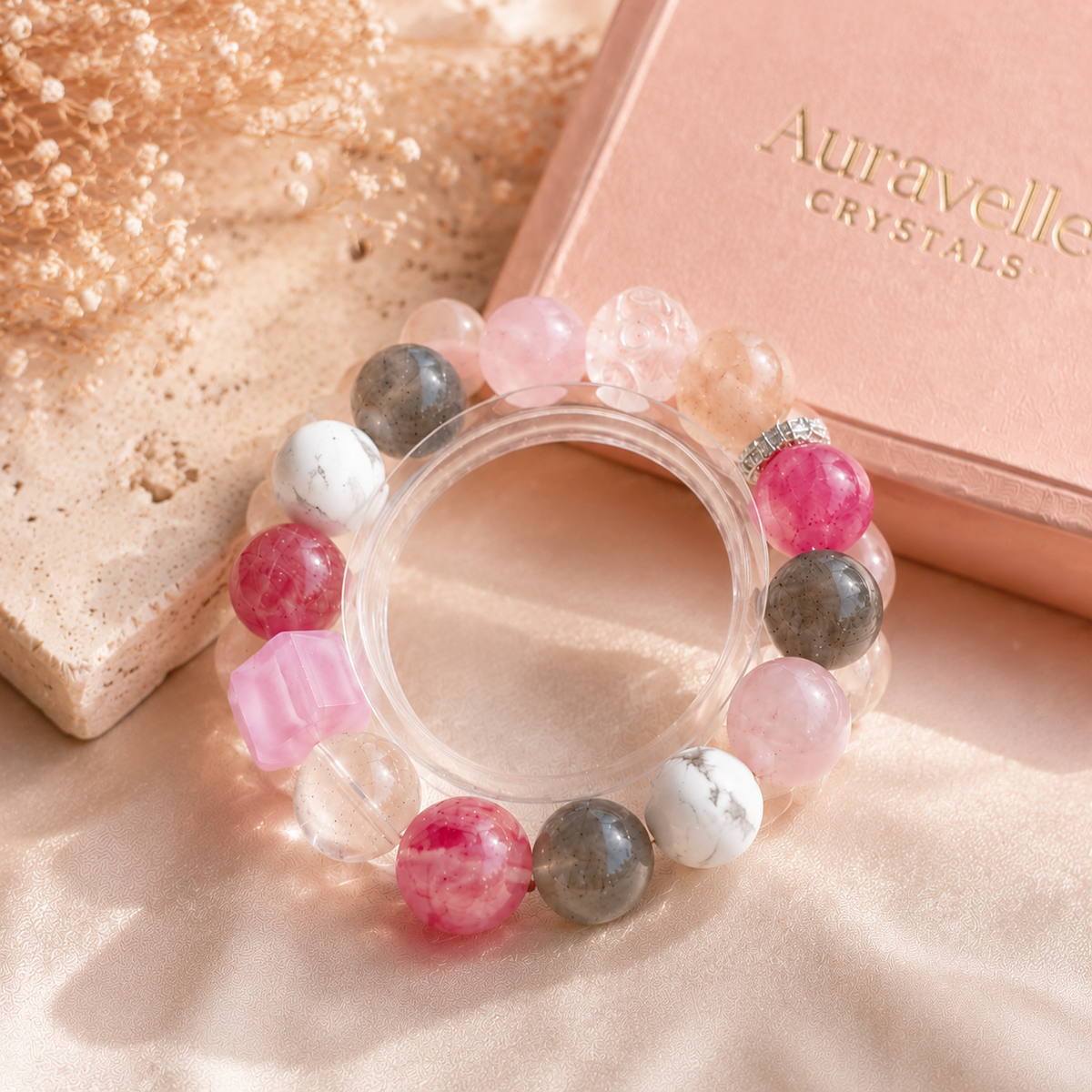 Blush Harmony Crystal Bracelet