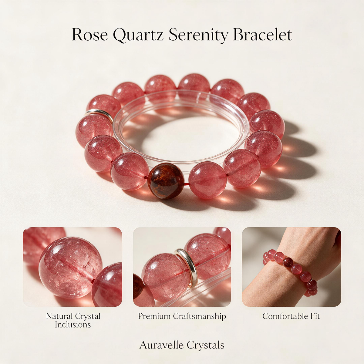 Rose Quartz Serenity Bracelet