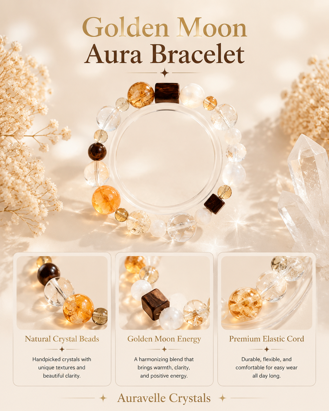 Golden Moon Aura Bracelet
