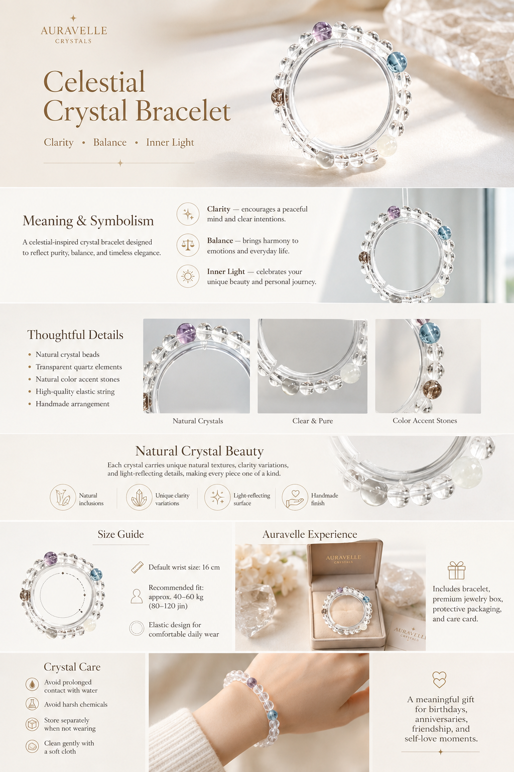 Celestial Crystal Bracelet